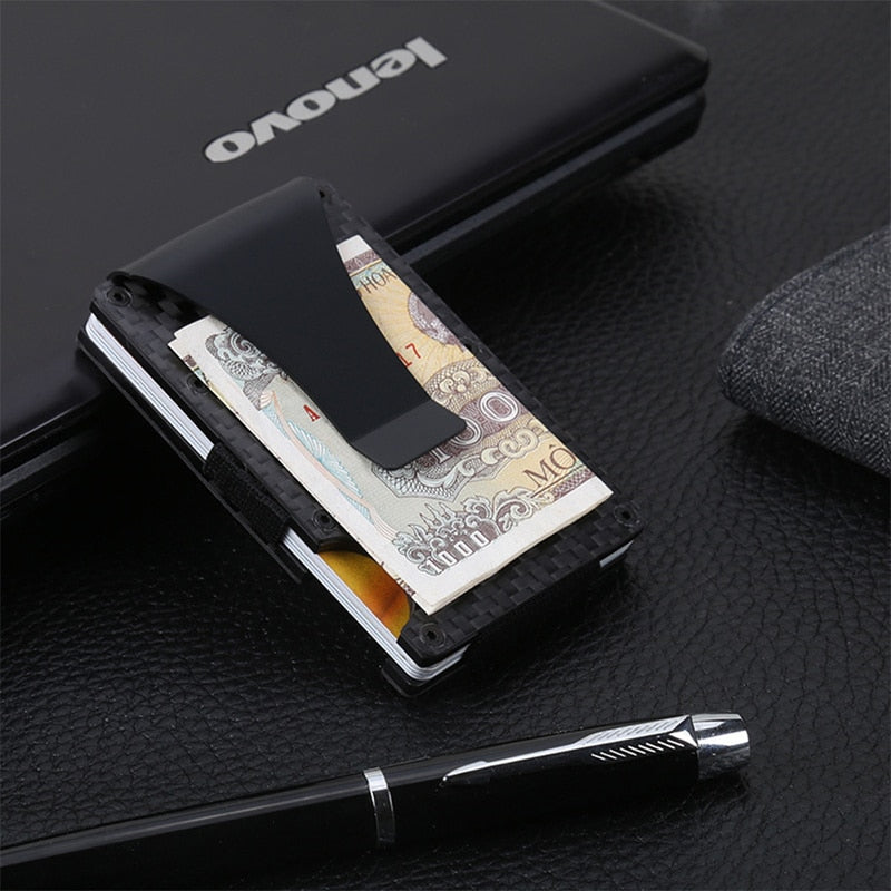 Carbon Fiber Credit Card Holder Wallet