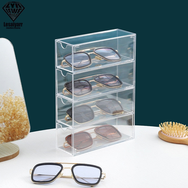 Sunglass Glasses Jewelry Showing Case