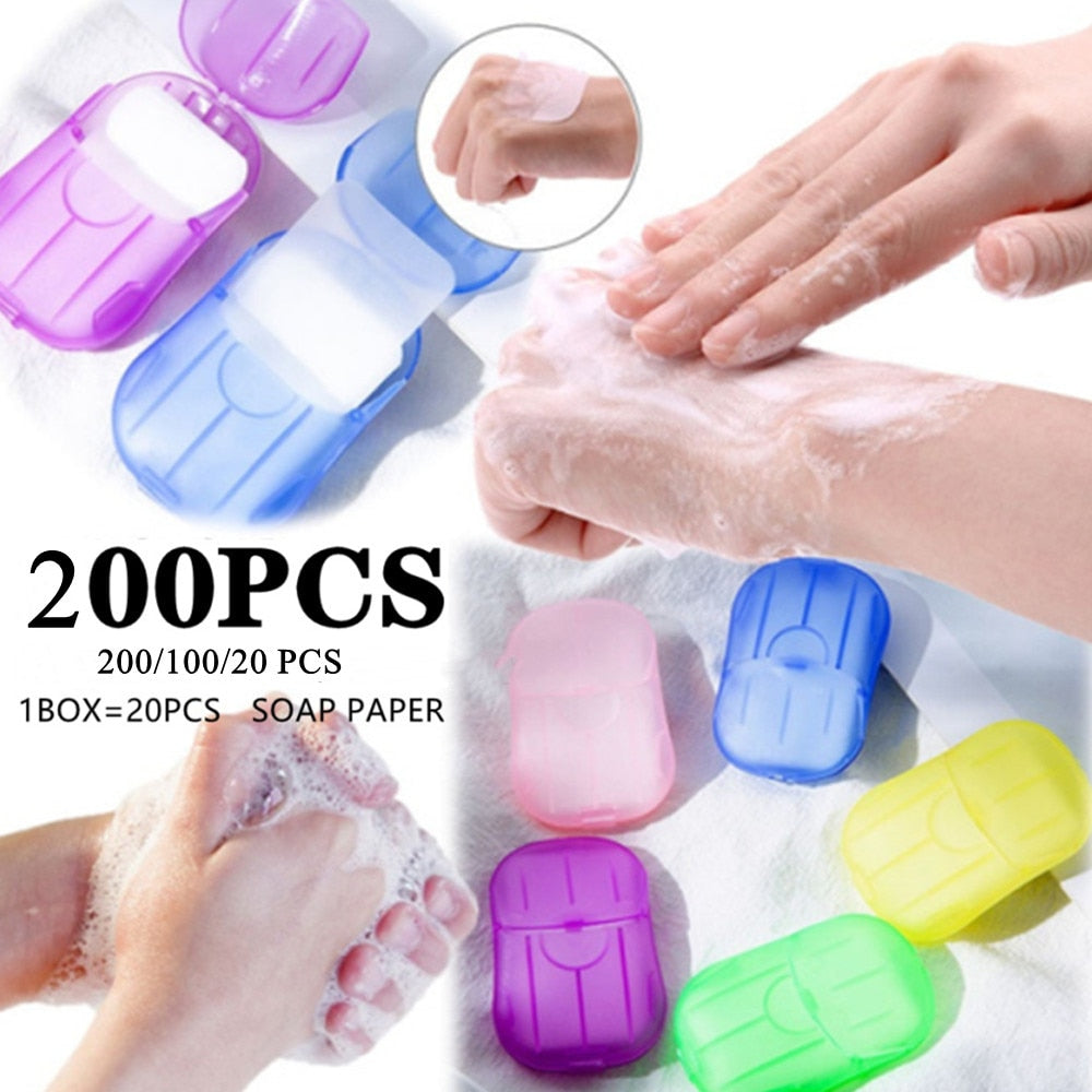 Portable Disinfection Soap Paper